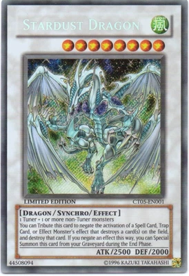 £17.99 • Buy Yu-Gi-Oh! Stardust Dragon CT05-EN001 Limited Edition Secret Rare