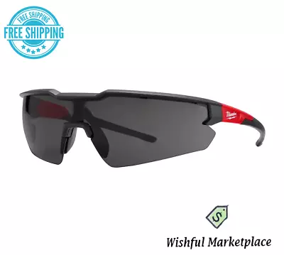 £11.28 • Buy Milwaukee Safety Glasses + Tinted Lenses Protective Anti Scratch Flexible Nose