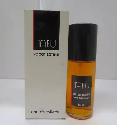 DANA TABU 1.7 Oz/50 Ml  Eau De Toilette Spray For Women Vintage Read Desc • $29.99