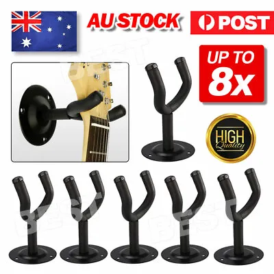 $11.90 • Buy Guitar Hanger Wall Mount Holder Hook Rack Bracket Padded Instrument Display