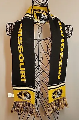 University Of Missouri Tigers Mizzou Neck Scarf NCAA Fan Team Sports Winter • $12.99