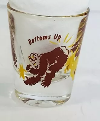 Vintage 1960's Or 1970's Comic Cartoon Monkey Shot Glass • $4.98