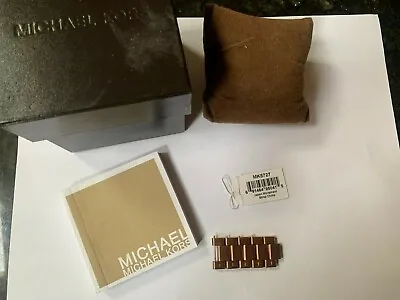 Michael Kors MK5727 Mercer Rose Gold Tone 5 Watch Links With Original Box NEW • $35