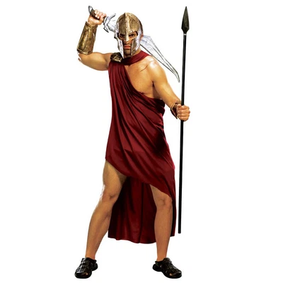 £8.99 • Buy Adults Spartan Warrior Costume Roman Historic Gladiator School Day Fancy Dress