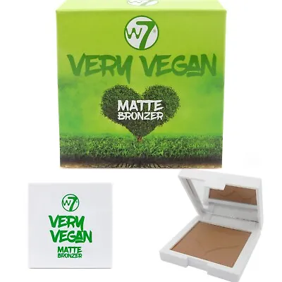 W7 Very Vegan Matte Bronzer - Contouring Pressed Powder Brown • £5.89