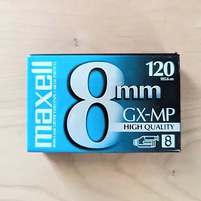 MAXELL GX-MP 8mm 120 TAPE P6-120 GX • $10.99