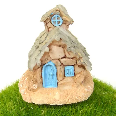 Stone Cottage Country House Fairy Garden Terrarium Desk Shelf Decor Building Toy • $6.99