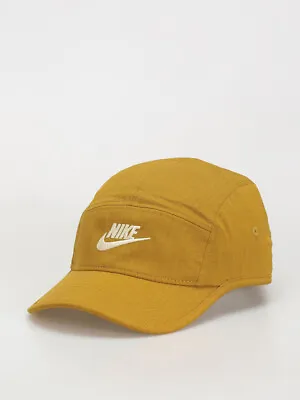 Nike Fly Unstructured Futura 5 Panel Cap Size L/XL Gold FB5366 716 • $26.04