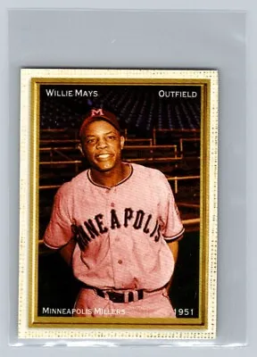 Willie Mays 1951 Minneapolis Millers Superior Card Co. Limited Edition Baseball • $8.90