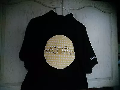 Vintage Rare Madonna Confessions Tour Concert Band Polo-shirt Size L • £24