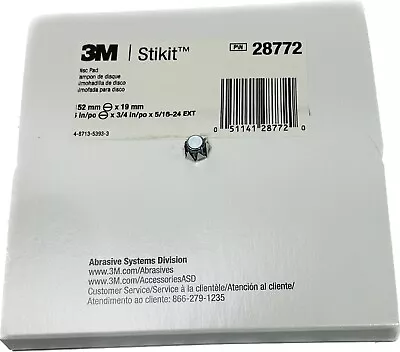 3M 28772 Stikit Disc Backing Pad 6 Inch X 3/4 Inch 5/16-24 External • $29.89