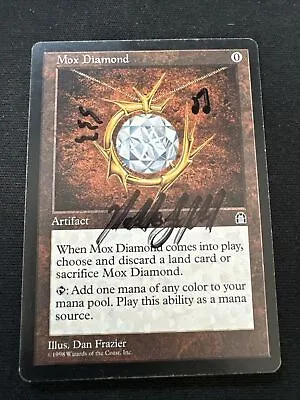 MTG Mox Diamond - Signed And Modified By Richard Garfield UNIQUE • $1000