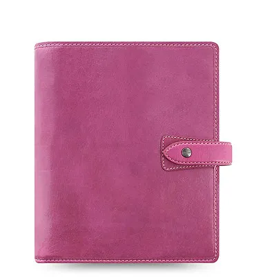 Filofax A5 Size Malden Organiser Planner Diary Notebook Fuchsia Leather - 026029 • $398.98