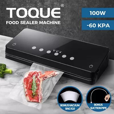 Toque Food Vacuum Sealer Machine Fresh Packing Storage Saver Bonus 10x Seal Bag • $59.99