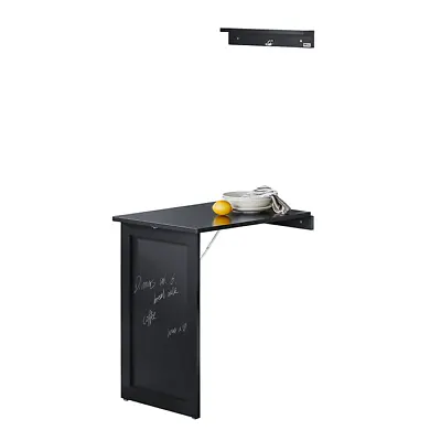 SoBuy Wall-mounted Folding Kitchen Dining Table Desk & BlackboardFWT20-SCHUK • £54.95