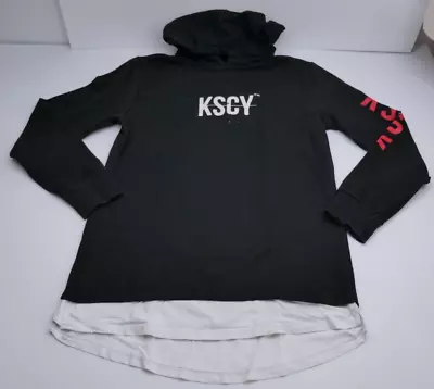 KSCY Melbourne Hooded Top Small Black Cotton Lost In The Aftermath 2021 L/S Curv • $28.99