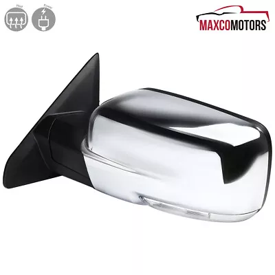 Left/Driver Side Mirror Fits 2009-2012 Ram 1500 Chrome Power Heated+LED Signal • $118.49