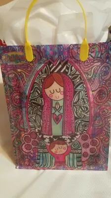 Distroller Virgencita Gift Bag 12  Tote Reusable Shopping Bag NEW Hard Plastic • $7