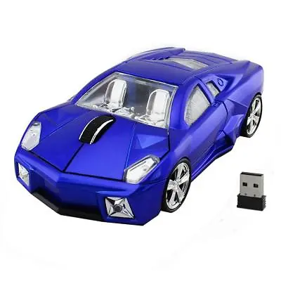 £10.79 • Buy 2.4GHZ Lamborghini Car Optical USB Wireless Mouse Gaming Laptop PC WAC W10 Mice
