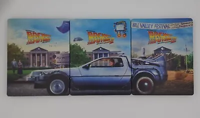 Back To The Future Trilogy Steelbook Collection 4K UHD & Blu-Ray No Digital Code • $149.99