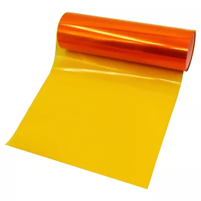 Premium Smoke Headlight Taillight Fog Light Tint Film Vinyl Gloss Amber Orange • $9.18