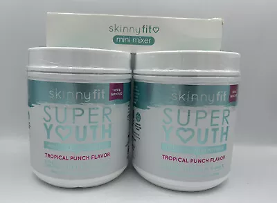 $140 • Buy SkinnyFit Super Youth Multi-Collagen Peptides~Tropical Punch~EXP. 09/24 & Mixer