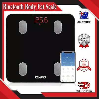 Bluetooth Body Fat Scale RENPHO Smart Digital Bathroom Weighing Scales Body • $44.99