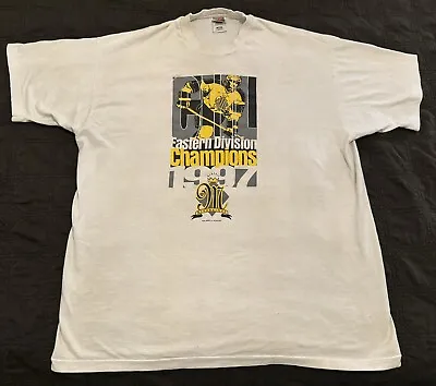 Vintage 90s Memphis Riverkings 2XL T-Shirt 1997 Eastern Champions Single Stitch • $48