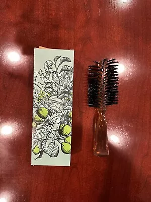 NEW Vintage FULLER BRUSH Crescent Amber Spiral Bristlecomb Hairbrush #542 • $27.99