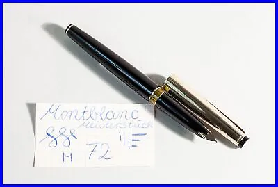 MONTBLANC Masterpiece N° 72 Piston Filler With 18C 750 Gold M Wingnib / 1960ies • $349