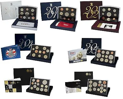 Royal Mint Flat Deluxe Proof Sets 2000 To 2022 Choice Of Date • £359.99