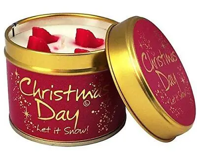 Lily Flame - Scented Candle Tin - Christmas Day - UK MADE • £11.97