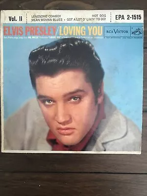 Elvis Presley  Loving You Vol. II  RCA Victor EPA 2-1515 1957 • $13