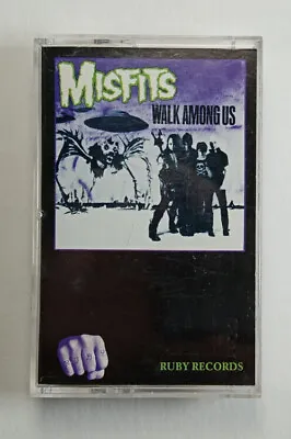 Misfits Walk Among Us Cassette Tape Vintage Rare 1982 Ruby Records • $69