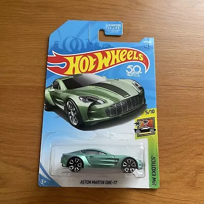 2018 Hot Wheels HW Exotics Aston Martin One-77 #117 • $1.49