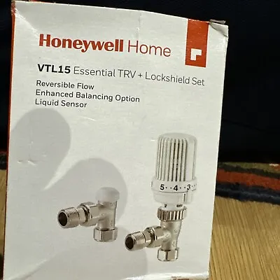 Honeywell VT15 15mm TRV Radiator Thermostat Valve And Lockshield Pack • £13