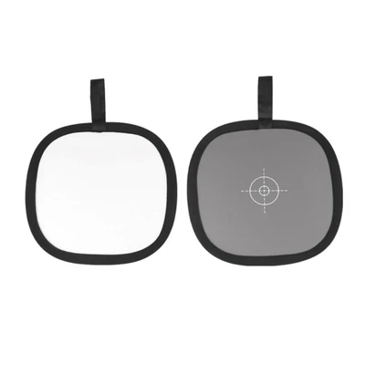 30cm 18% Foldable Gray Card Reflector White Balance Double Face Focusing Board H • £7.91