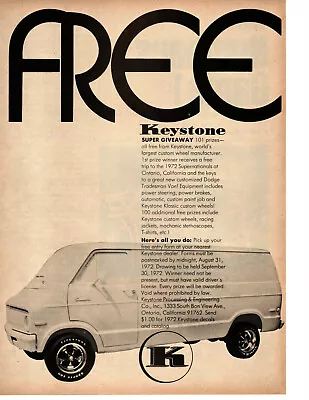 1972 Keystone Klassic Wheel ~ Original Print Ad • $11.95