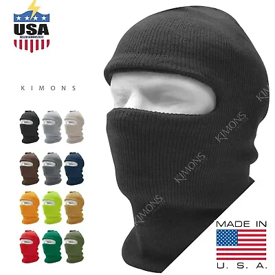 $10.95 • Buy One 1 Hole Ski Full Face Mask Winter Cap Balaclava Hood Beanie Tactical Mask Hat