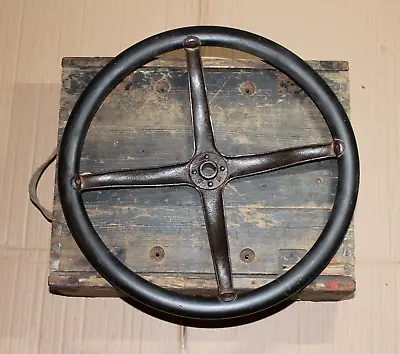 ORIGINAL OLD VINTAGE ANTIQUE FORD MODEL T 4 SPOKE STEERING WHEEL 43CM US 1920s • $115