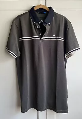 J Lindeberg Men's Cotton Blend Regular Fit Golf Polo Sz L NWOT • $29.99