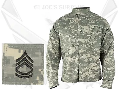 New Army ACU Uniform Sergeant First Class SFC VELCRO® Brand Hook Comp Rank 4G2 • $9.99