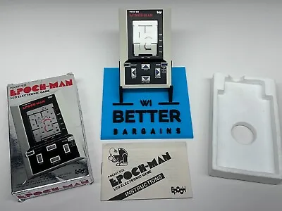 Epoch-man Arcade Game Vintage Working  LCD Pocket Size # 8200 & Box CIB • $97.84