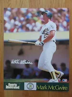 1989 Sports Illustrated MARK McGWIRE No. 25 OAKLAND A'S 16x20 Mini Poster #6511 • $25