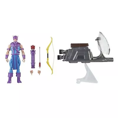 Marvel Hasbro Legends Series Hawkeye With Sky-Cycle Avengers 60th Anniversary Co • $93.37