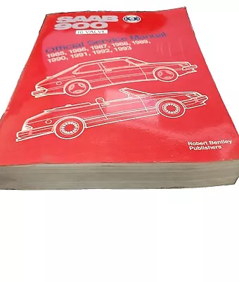 Used Robert Bentley Saab 900 16 Valve Official Service Repair Manual 1985-1993 • $75