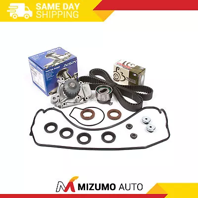 Timing Belt Kit AISIN Water Pump Valve Cover Fit 88-91 Honda Civic CRX 1.6 D16A6 • $96.95