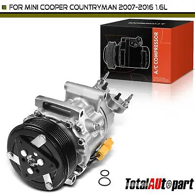 AC Compressor With SD6V12 Compressor For Mini Cooper Countryman Cooper 2007-2016 • $156.99