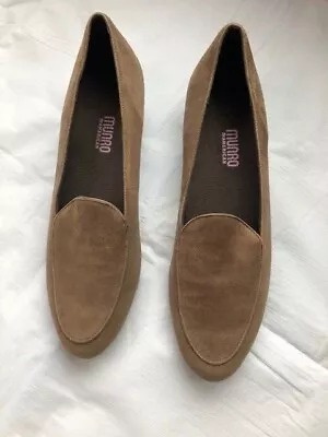 Munro Tan Suede Loafers - Size 12N • $45