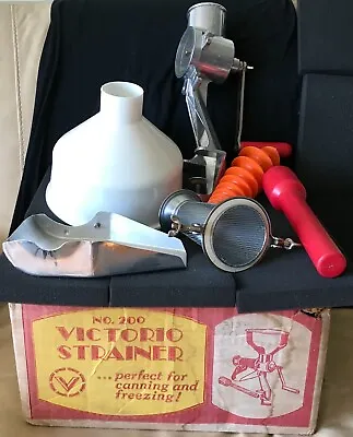 Vintage Victorio Strainer 200. Complete Original Box And Directions • $54.95